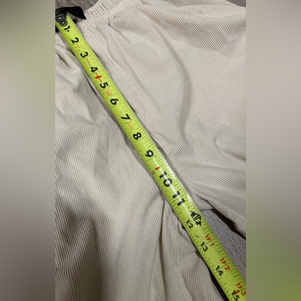 Huck Beige Corduroy Cargo Lounge Pants | Drawstring | Casual Utility Style - Picture 9 of 10